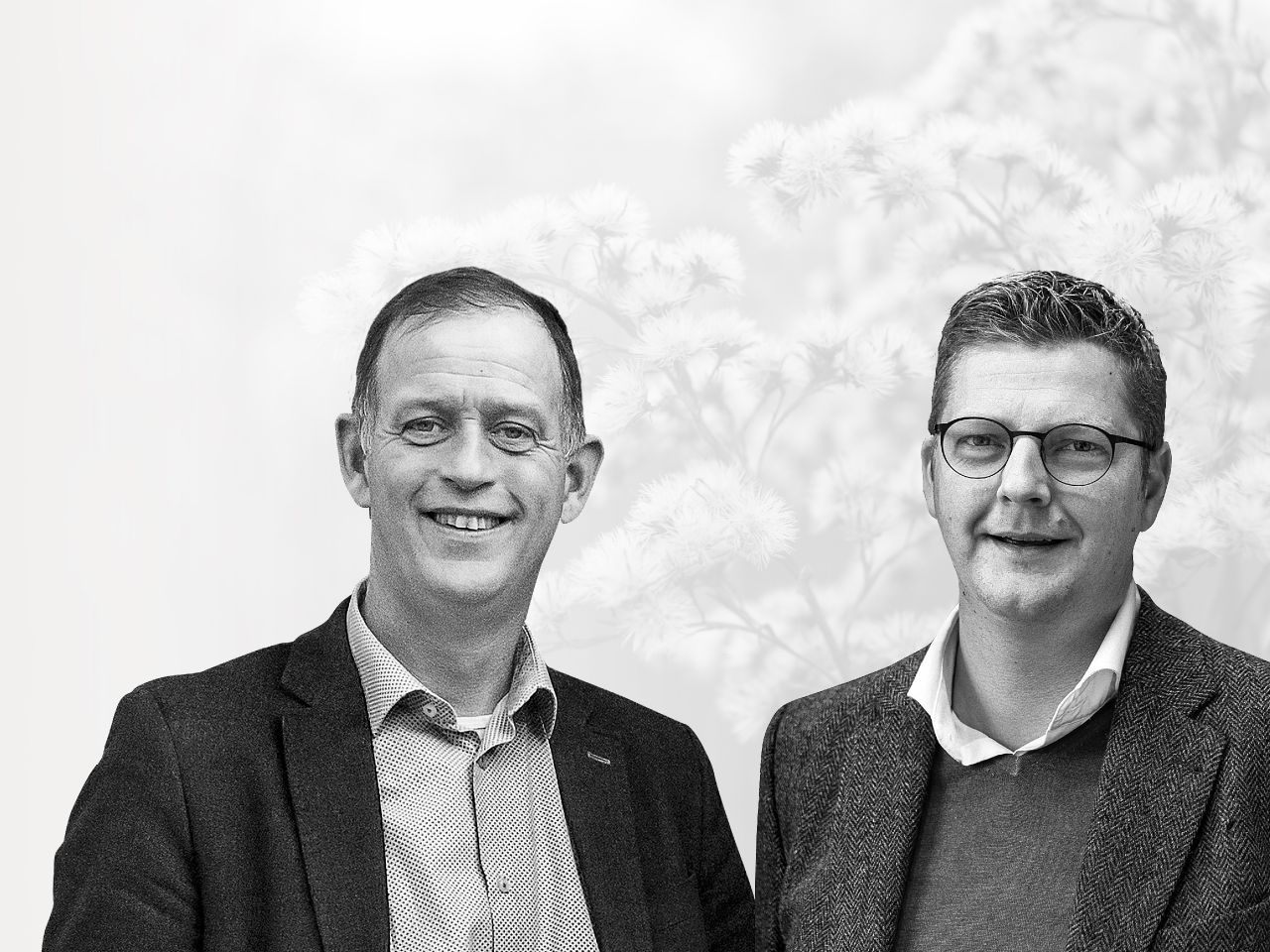 Pieter Wiegel en Peter Smits ecologisch adviseur Ecofect